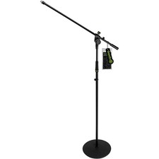 Gravity Stands Microphone Stand With Round Ba...