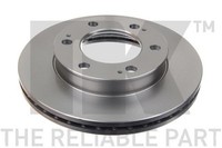 2X Bremsscheibe NK 205702 FüR Rexton Ssangyong 2 RX230 4X4 Xdi RX320 Daewoo