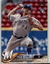 2018 Topps Taylor Williams Rookie #505 RC Milwaukee Brewers