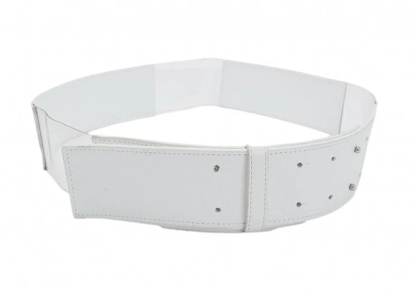 Cinturón ISSEY MIYAKE Vinilo Transparente Conmutador Cuero Doble Pin (K-126481) Foto 3 de 4