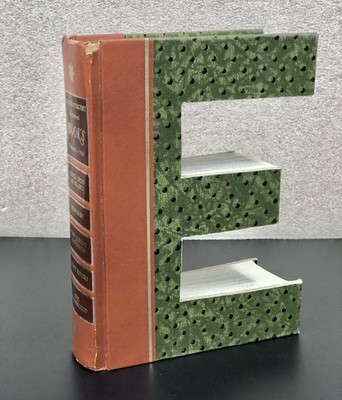 Upcycled Vtg Reader's Digest Saw-Cut Book Letter 'E' Initial Decor Anthropologie