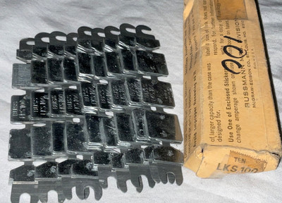 Lot of 9 - BUSS BUSSMANN LKS 100 SUPER LAG RENEWAL LINKS 600V