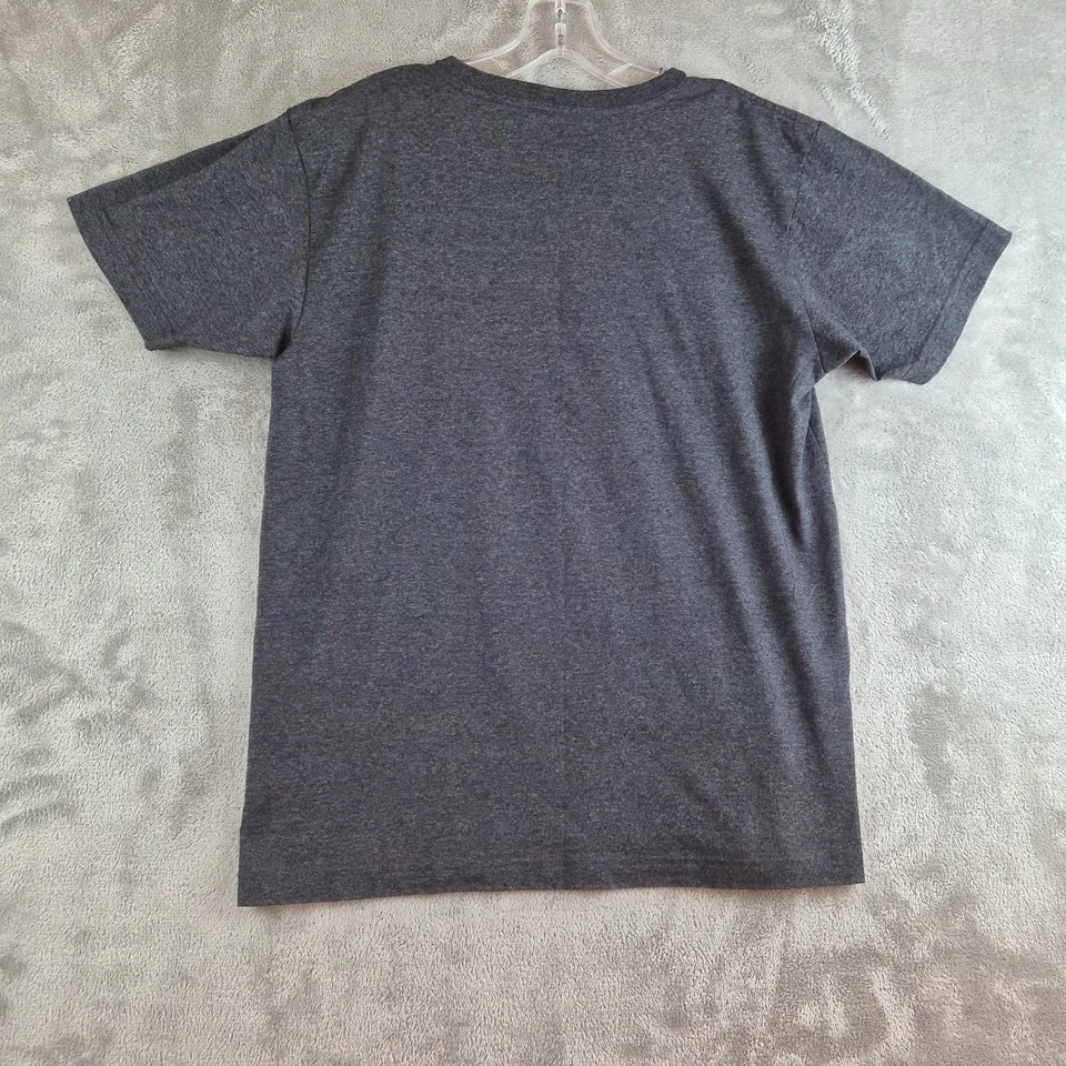 Camisa Aloha Grown The Duck Company Gris Medio Tela Reciclada Camiseta Cuello Redondo Foto 2 de 4