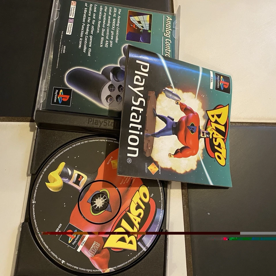 Blasto Sony PlayStation 1 PAL Complete With Manual PS1 Game Rare - Image 3 of 3