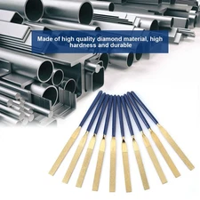 10Pcs High Wear resistant  Flat Files Jewelry Repair Tool 5*180