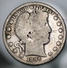 1896 Barber Half Dollar - Good !!