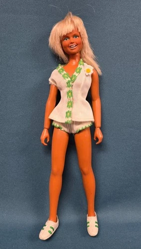 Vintage 1974 Kenner Dusty Doll with Original Tennis Outfit