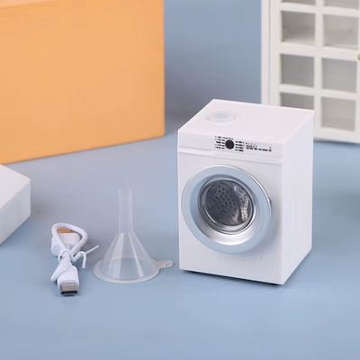 #ad Dollhouse Miniature Washing Machine Drum Washer Laundry Model Dollhouse Decor To $17.99
