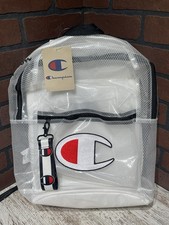 CHAMPION Supercize Clear White Backpack Bag T...