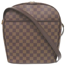 Louis Vuitton Ipanema Gm Damier N51292 Canvas Brown Shoulder Bag Lv 1094 Used