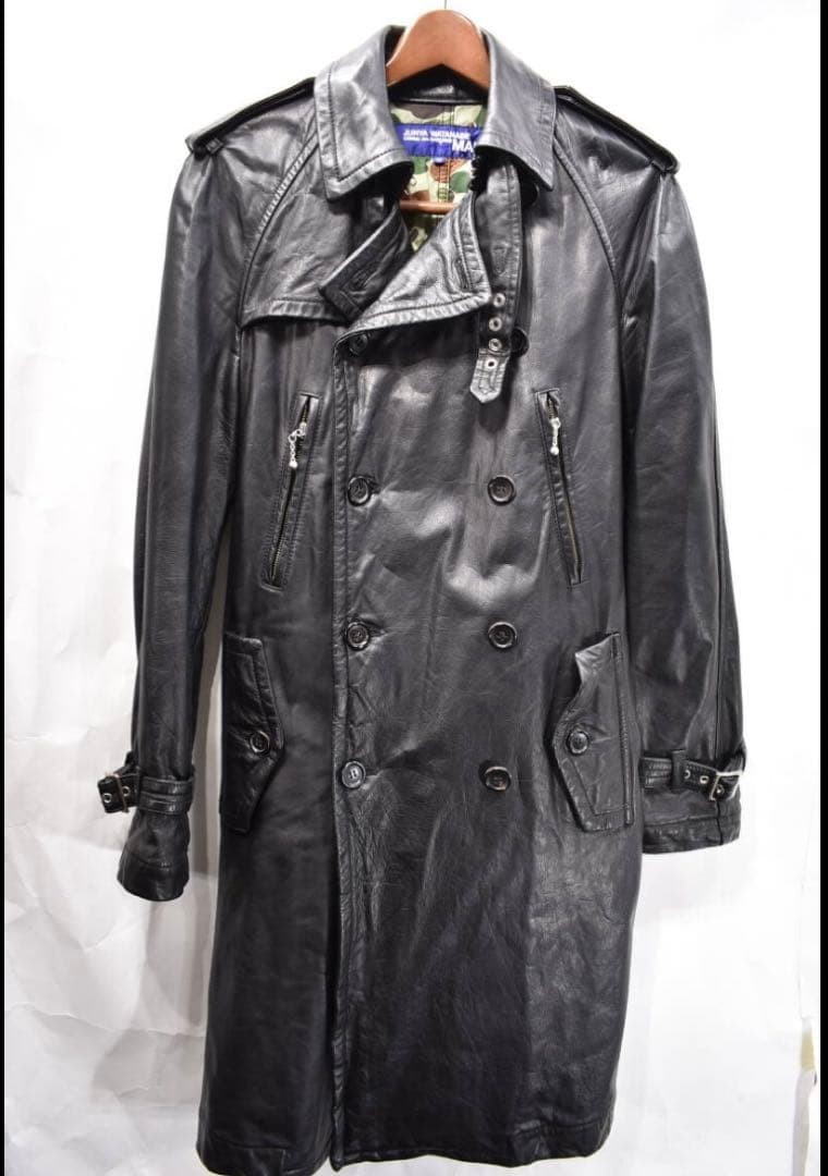 junya watanabe man 07aw leather trench coat | eBay