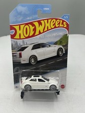 Hot Wheels 2022 Luxury Sedans 5/5 Cadillac CTS-V White Walmart Exclusive HDH16