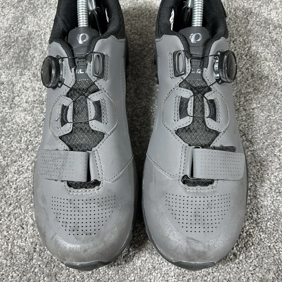 Pearl Izumi X-ALP Summit BOA Hombres Talla EU 43 US 10 Gris Negro Zapatos de Ciclismo Usados Foto 4 de 4
