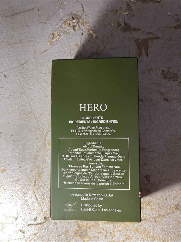 FOR MEN GREEN HERO EAU DE COLOGNE PARFUM PERFUME 3.4 OZ EBC SEE PICTURES - Image 3 of 3