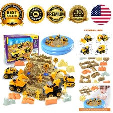 Sensory Bin Large Take Apart Trucks for Toddlers 3 4 Trucks 8 Figures 2.2lb