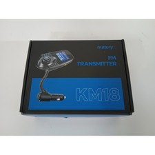 Nulaxy KM18 Bluetooth FM Transmitter Car Wireless Adapter Charger Black KM18