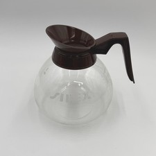 SILEX Glass Coffee Carafe Brown Handle Spout Replacement Pot 10 Cup