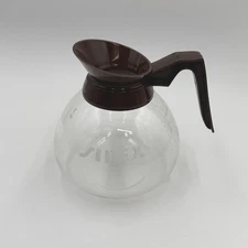 SILEX Glass Coffee Carafe Brown Handle Spout Replacement Pot 10 Cup