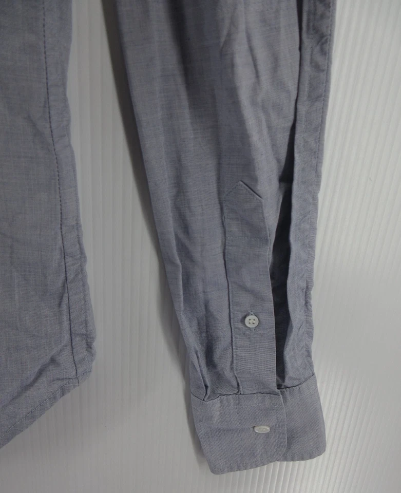 Band Of Outsiders Shirt Men 1 Blue Button Down Oxford Heritage Classic Small * - Image 3 of 4