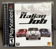 The Italian Job PS1 Complete Black Label CIB Tested Excellent Rockstar Games