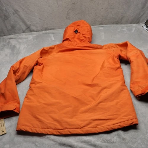 Planet Earth Jacket Mens Large Orange Ski Snow Waterproof Hooded Full Zip VTG image 8