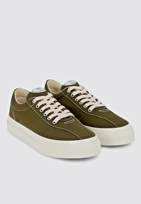 Gelbe Canvas-Sneaker Größe 7 in Oliv von Stepney Workers Club UVP 75 £.
