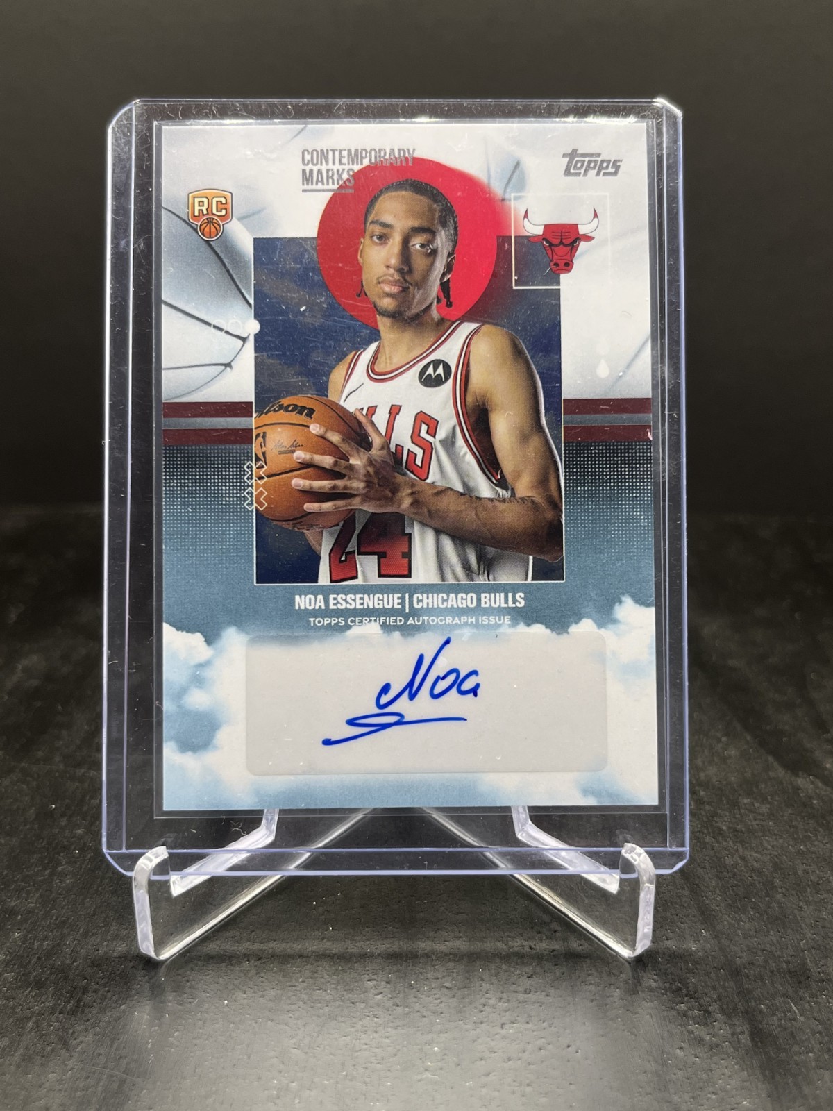 2025-26 Topps Noa Essengue RC Rookie Contemporary Marks Autograph Auto #CM-NE