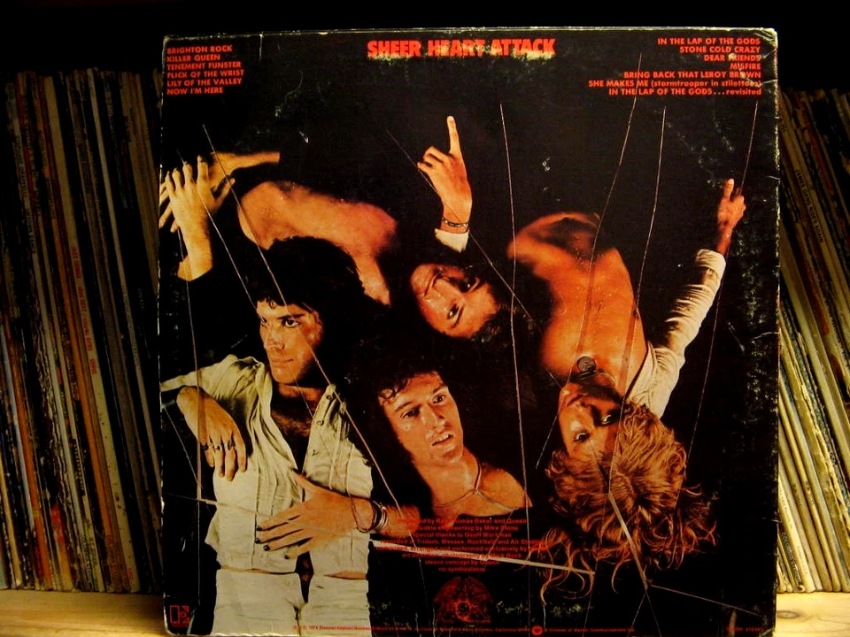 Queen / Sheer Heart Attack - Classic Rock Vinyl - Rare Promo With Insert - 1974 - Image 2 of 4
