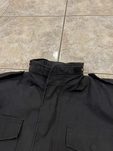 Rothco M-65 Field Jacket Mens XL Black Military Hooded Quilted Liner EXCELLENT image 4