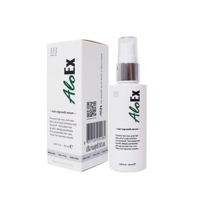 AloEx Hair Regrowth Serum Prevent Hair Loss Thin Reduce Dandruff Scalp Care 50ml