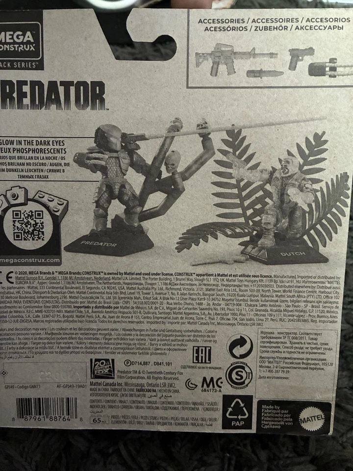 Mega Construx - Serie Negra - HOLANDÉS TÉRMICO vs PREDATOR - Nuevo Foto 3 de 3