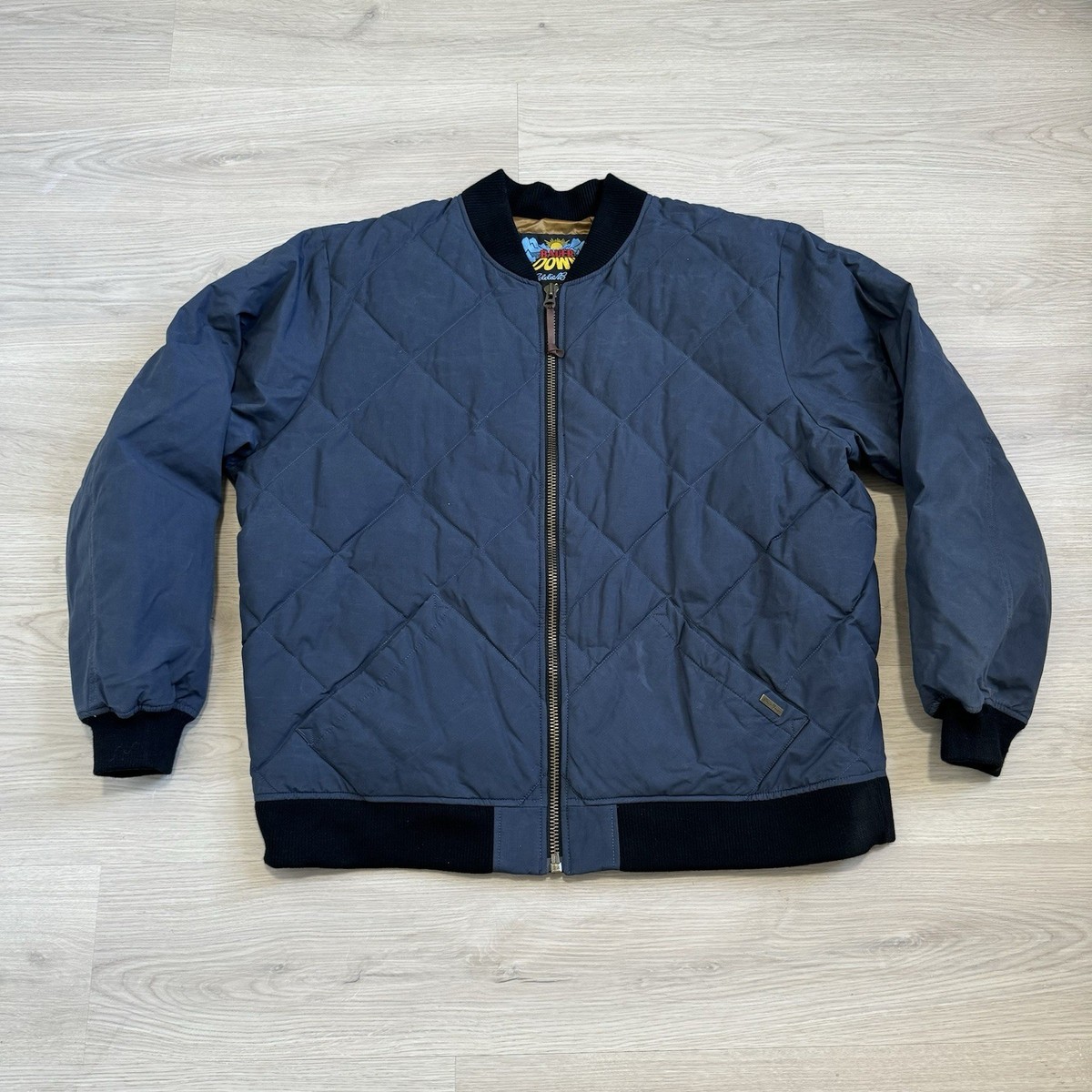 Eddie Bauer Men's 1936 Skyliner Model Quilted Down Bomber Jacket