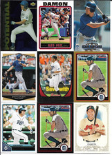 Johnny Damon 12 Card Lot with Star Potential & Gold NM