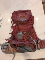 Osprey Aether 85 Hiking Backpack - Red - Isoform Airscape