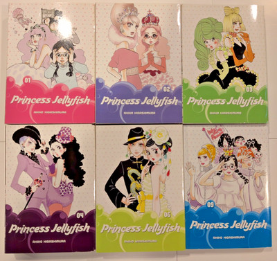   Princess Jellyfish Manga Lot Vol 1 2 3 4 6 9 Akiko Higashimura Kodansha