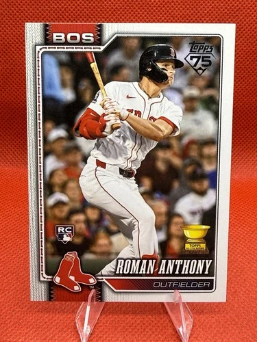 2026 Topps Series 1 Roman Anthony #189 Base Rookie Card Boston Red Sox
