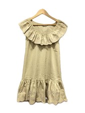 RED VALENTINO sleeveless Dress Camel 40