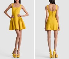Women Alice + Olivia Square Neck Backless Fit & Flare Mini Dress