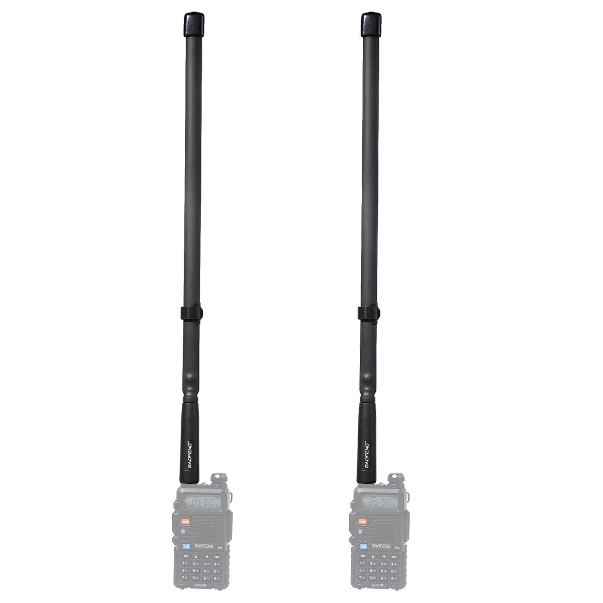 Upgraded VHF UHF 18 Inch High Gain Soft Antenna for Walkie