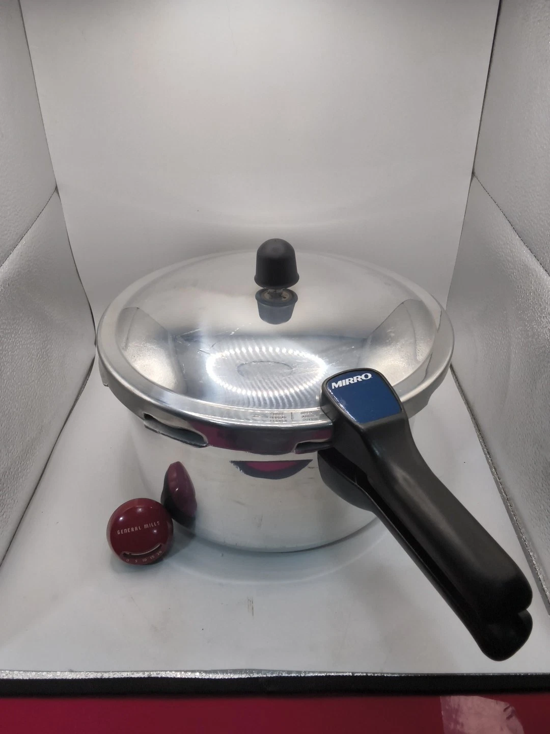 VINTAGE MIRRO MATIC 6 Qt CAST ALUMINUM PRESSURE COOKER CANNER CANNING