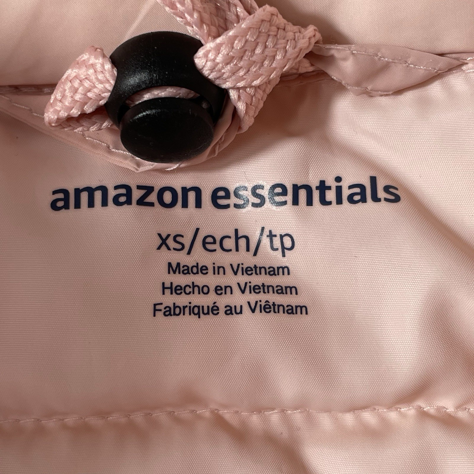 Amazon Essentials Light Peach Packable Puffer Jac… - image 4
