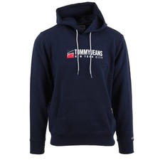 Image of Tommy Jeans Hoody Athletics New York Hoodie -Size: L - NAVY Brand New With Tags