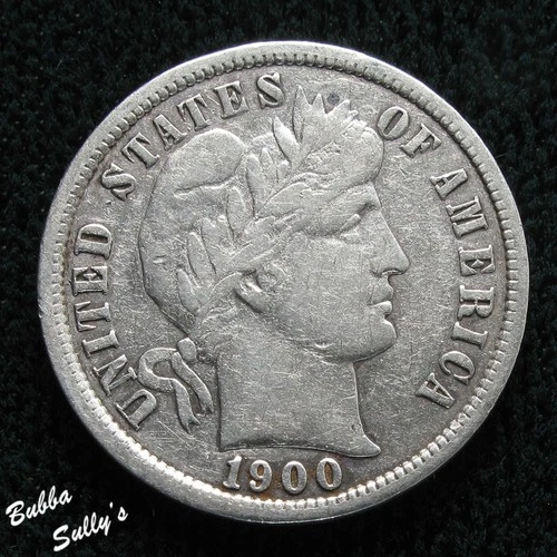 1900-S Barber Dime — photo from another recent sale