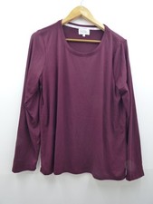 Ladies Live 2 Lounge Burgundy top pants set size L
