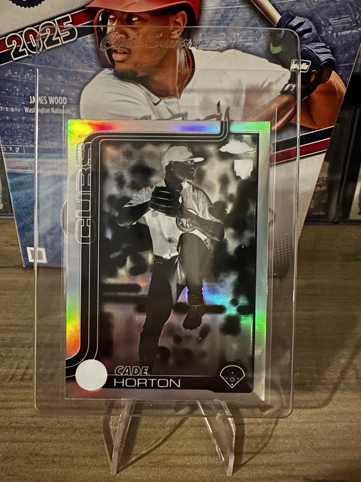 2025 Topps Chrome Update - Cade Horton Rookie Negative Refractor SP #USC63 RC