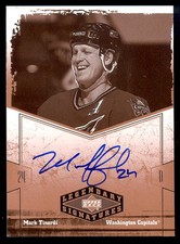 2004-05 UD LEGENDARY SIGNATURES MARK TINARDI AUTO SIGNED NM CAPITALS HOCKEY