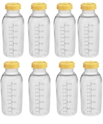 Medela Baby Bottles Breast Milk Bottle w/ Lids 8oz 250ml 87150s BPA FREE Sterile