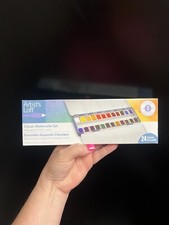 Artist's Loft Classic Watercolor High Pigment Half Pan Set, 24ct