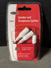 Belkin Speaker/Headphone Splitter audio cable adapter F8V234