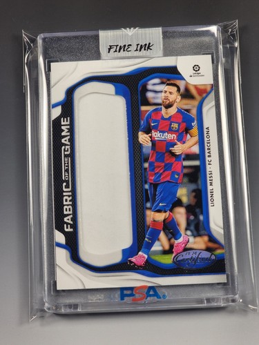 Lionel Messi 2019-20 Panini Chronicles Certified Worn Jersey NM-MINT - Picture 2 of 5